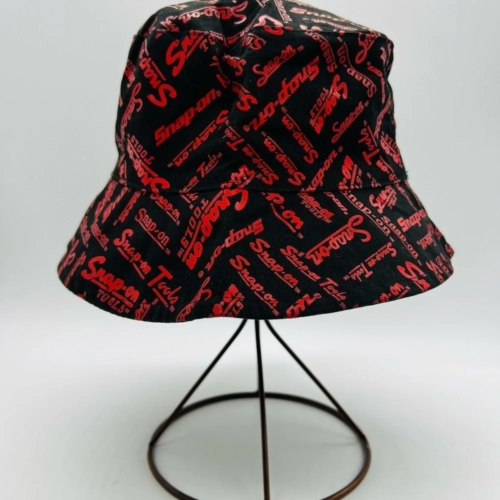 Snap On Tools Black and Red Logo Bucket Hat New Without Tags